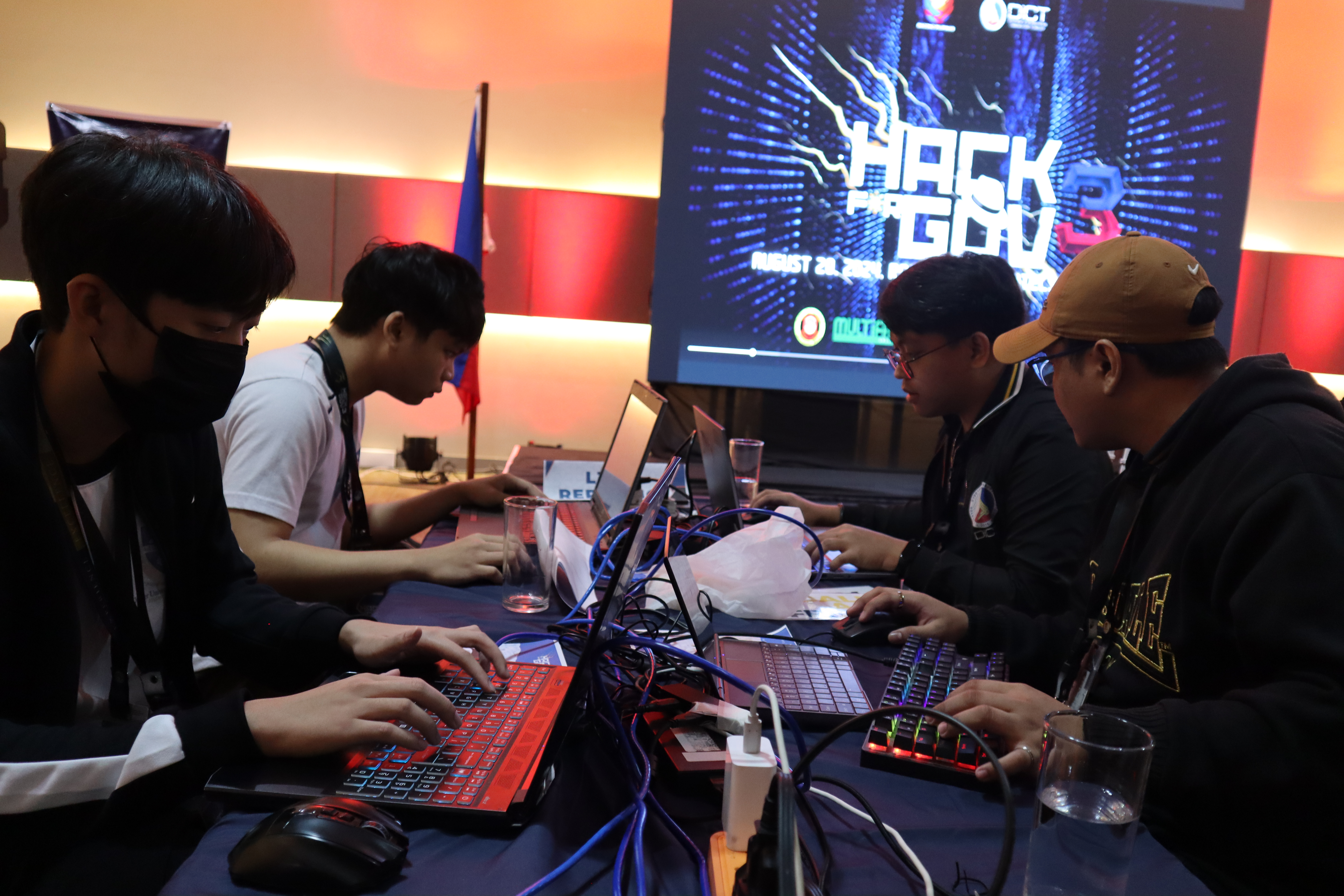L33T Republic working through the Hack4Gov 3 competition round