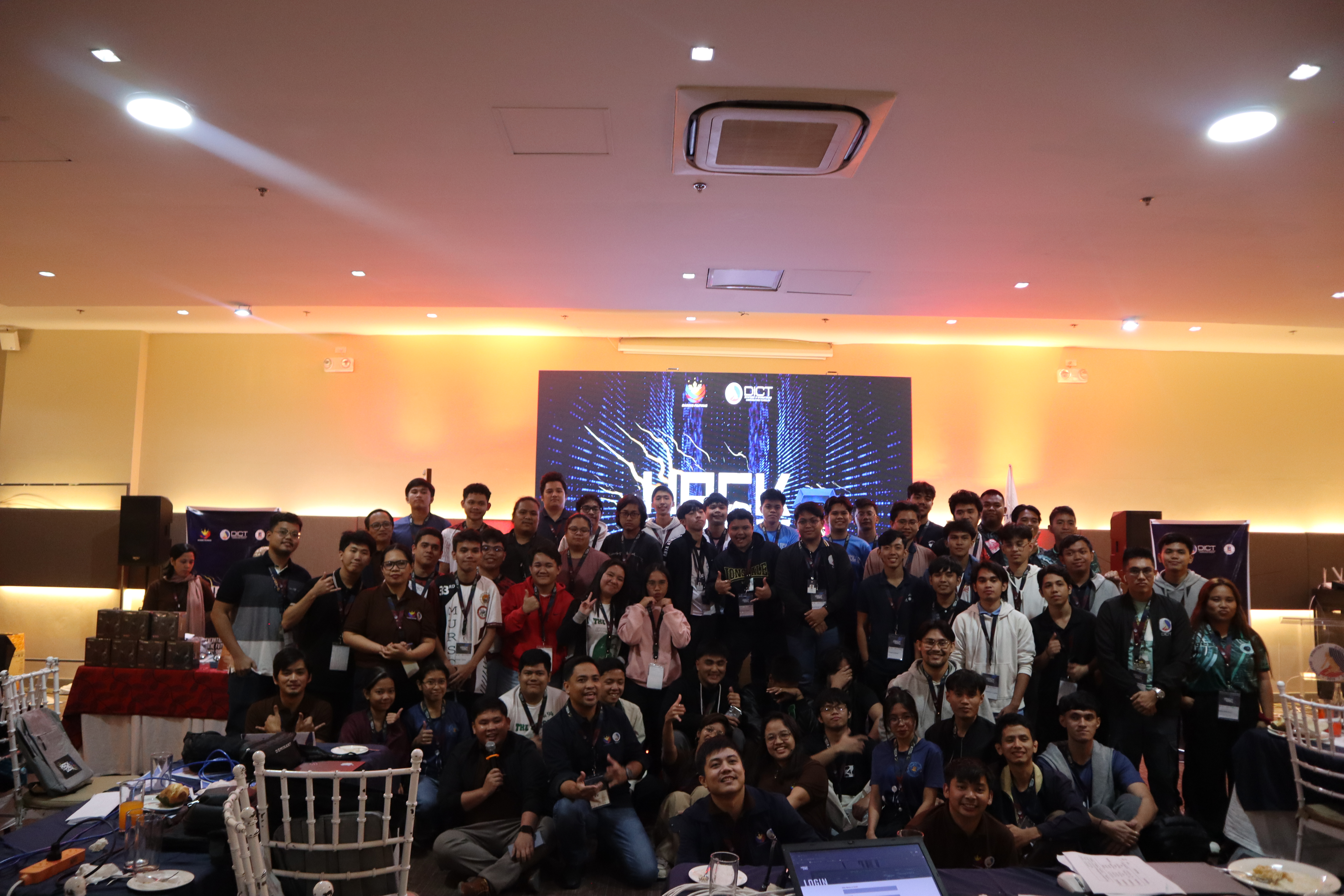 Hack4Gov 3 Region 10 competitors and organizers after the competition